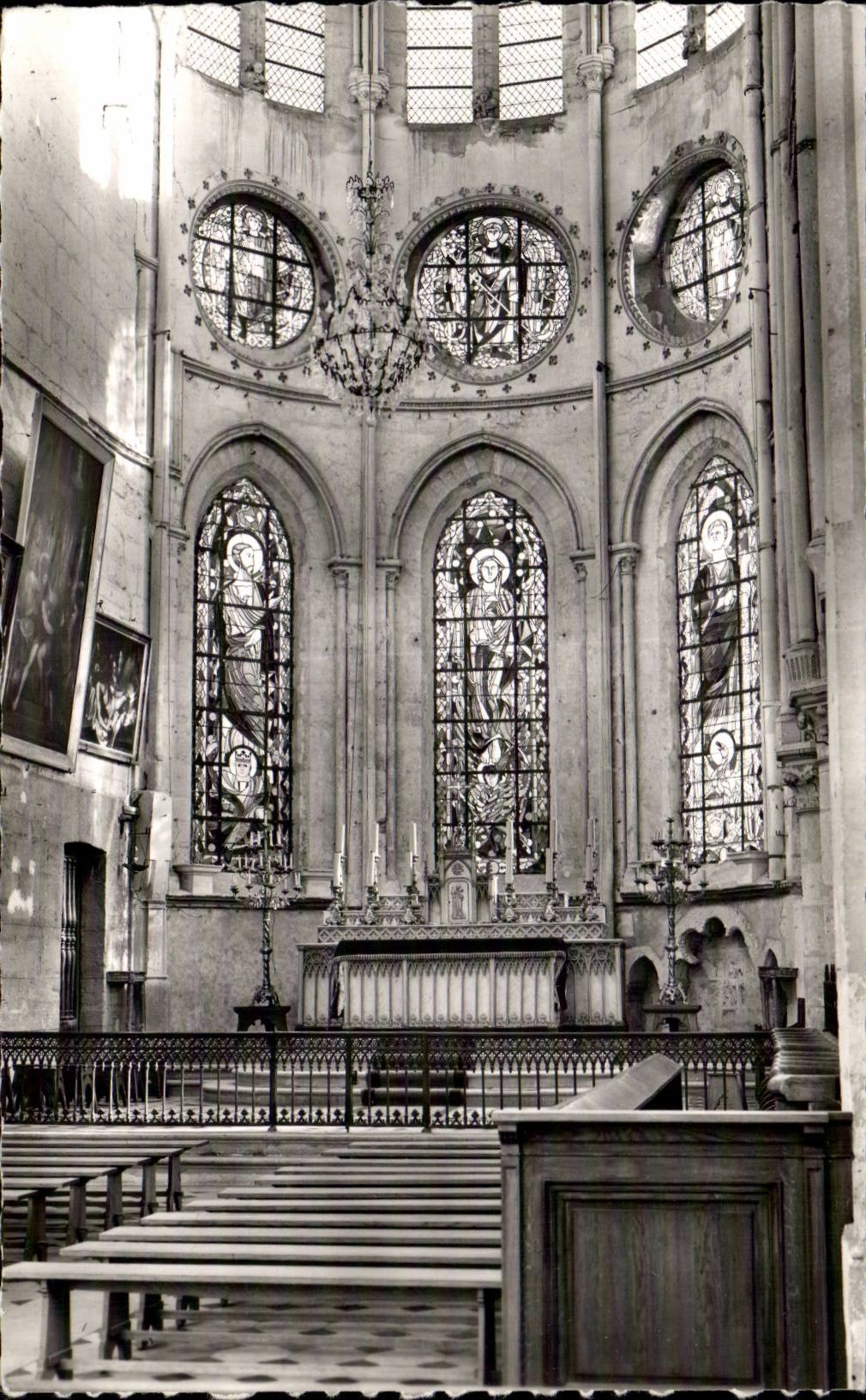 Moret sur Loing - Eglise Notre Dame - CPA 