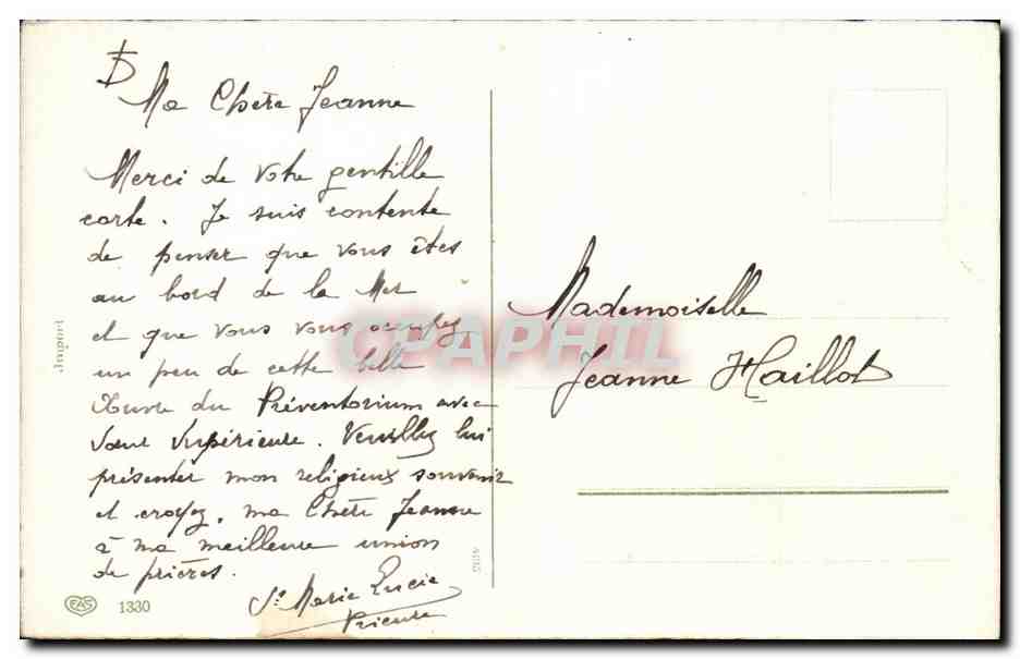 Fleurs Bonne Fete - Happy Birthday Fer a cheval - CPA  — Rückseite