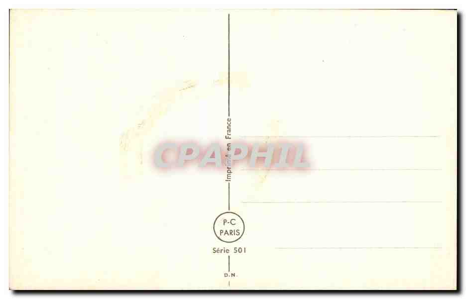 Fleurs - Fer a cheval - CPA  — Verso