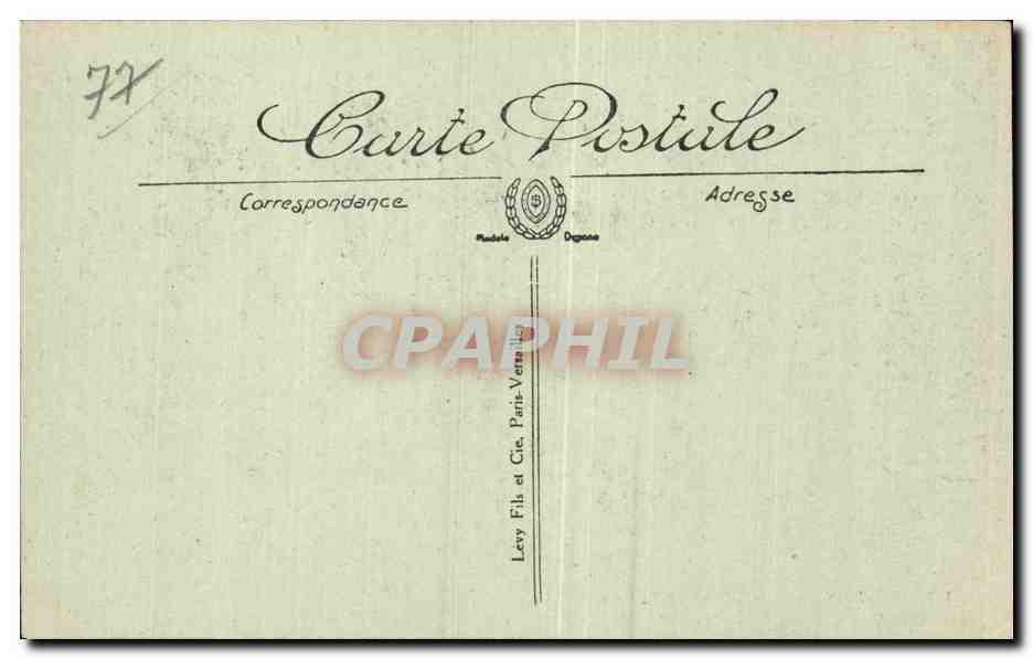 Nemours - Le Chateau et la Tour - CPA  — Rückseite