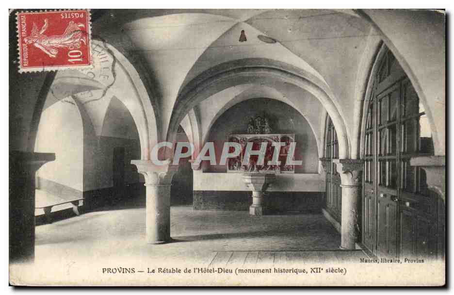 Provins - Le Retable de l Hotel Dieu - CPA 