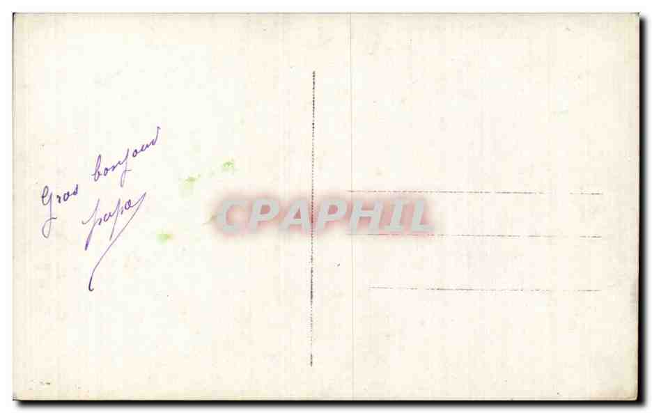 CPA Fantaisie Fleurs Trefle Femme Je porte bonheur — Verso