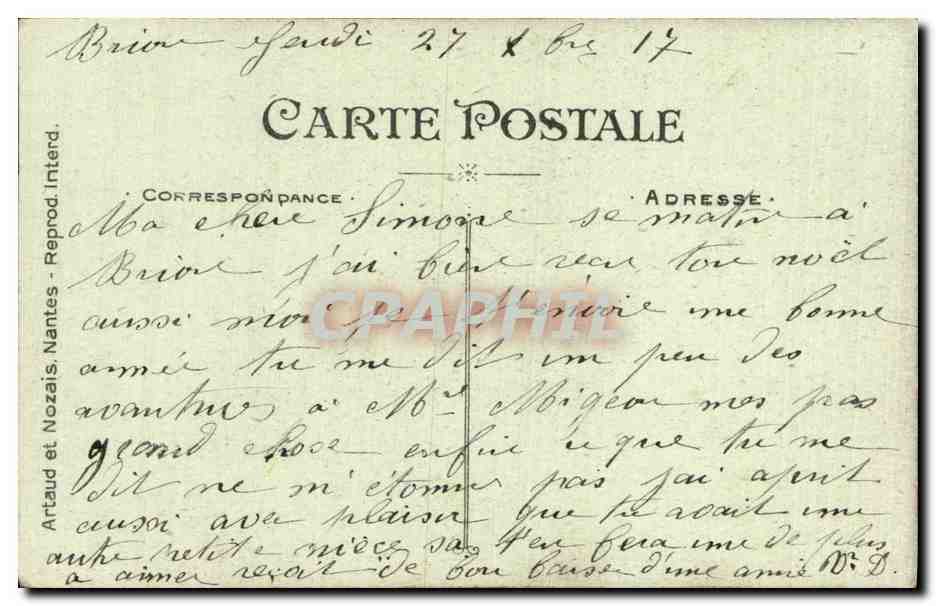 CPA Fantaisie Fleurs Bonne annee 365 jours de bonheur — Rückseite