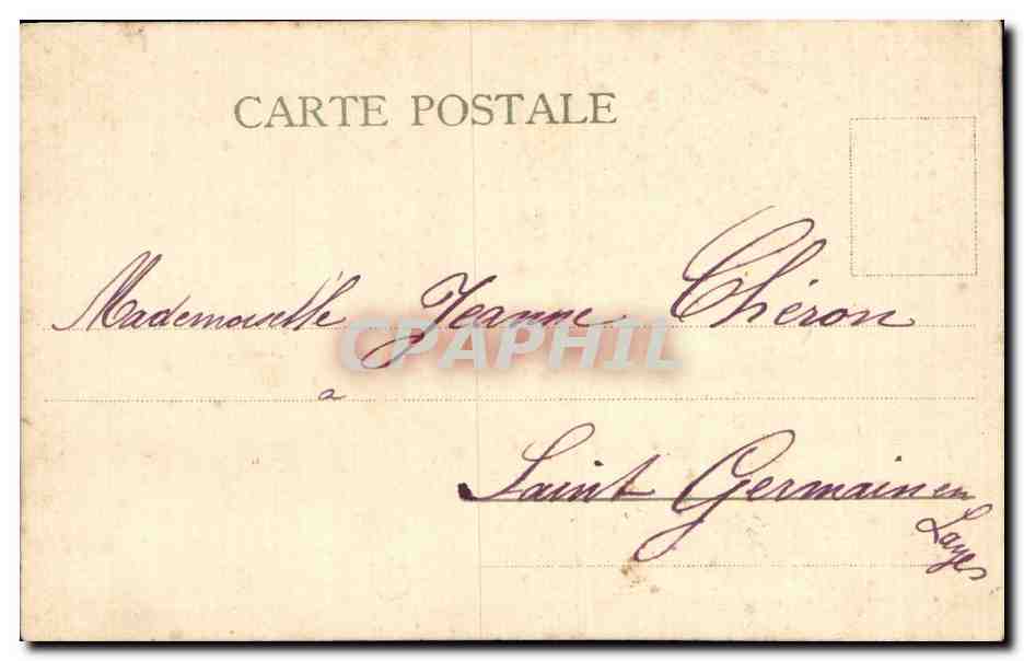 CPA Fantaisie Fleurs Souvenir Bonne annee — Rückseite