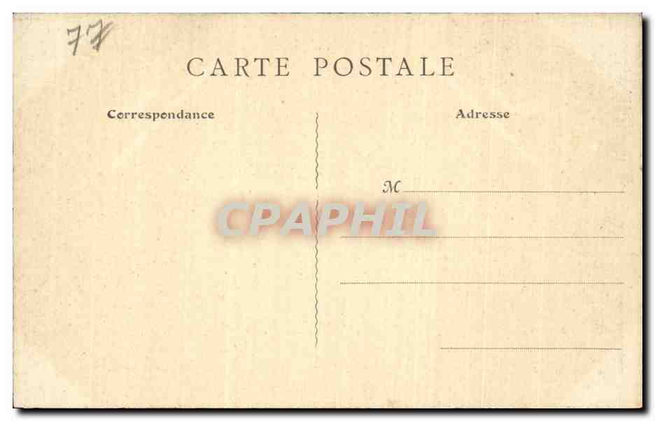 Dammartin - Les Promenade du Chateau - CPA  — Rückseite