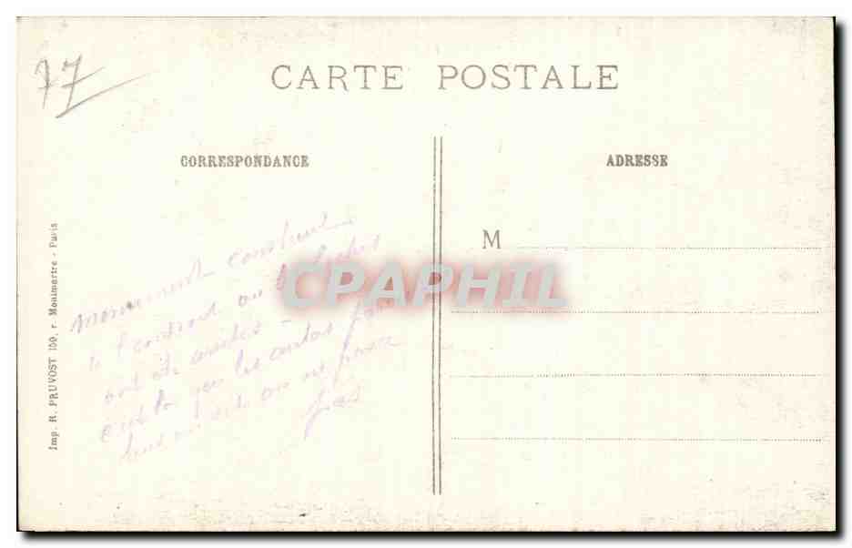 Bataille de l'Oureq - Barcy (S.-et-M.) - Le monument élevé à nos braves défenseurs (Armée de Paris, général Maunoury. Combats du 5 au 10 Septembre 1914). — Verso