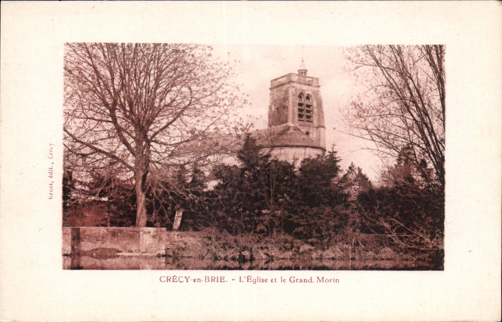 Crécy-en-Brie - The Church and the Grand Morin — Gruot, Cracy
