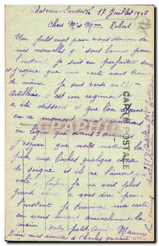 Église Notre-Dame côté Est — Calilat — Édition Z. Calilat — Verso