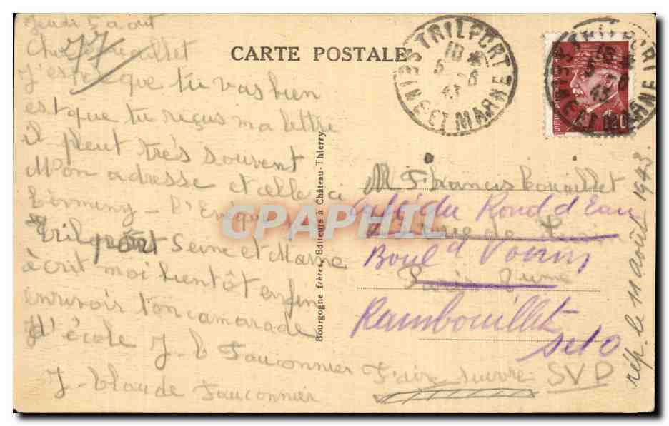 Germigny l Eveque - La Marne en aval - CPA  — Back