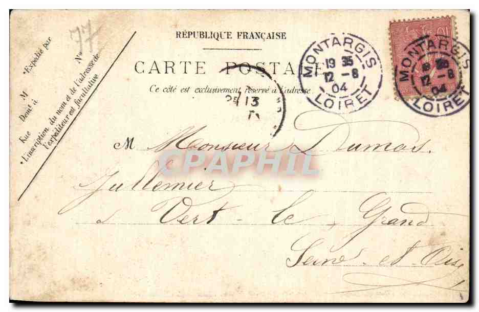 Château du Méz-le-Maréchal — Restes du Donjon — L. Ménard, phot.-édit., Fontainebleau — Verso