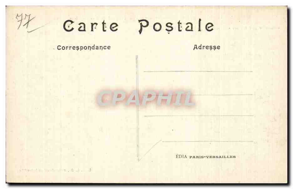Pont de Trilport détruit — Guerre de 1914 — Édit. L. B. — Reverso