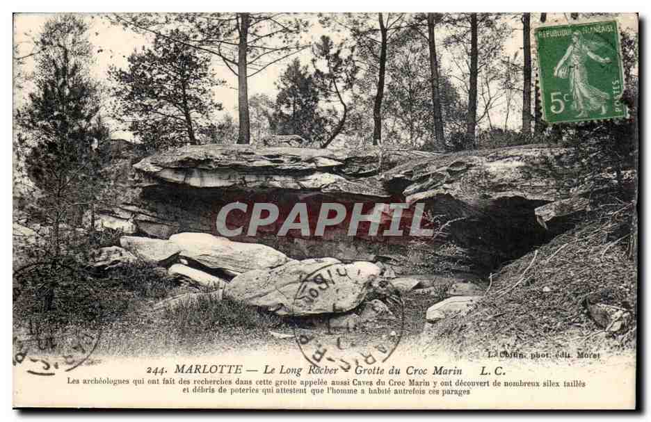 Marlotte — Le Long Rocher — Grotta del Croc Marino — L.C. fot. edit. Moret