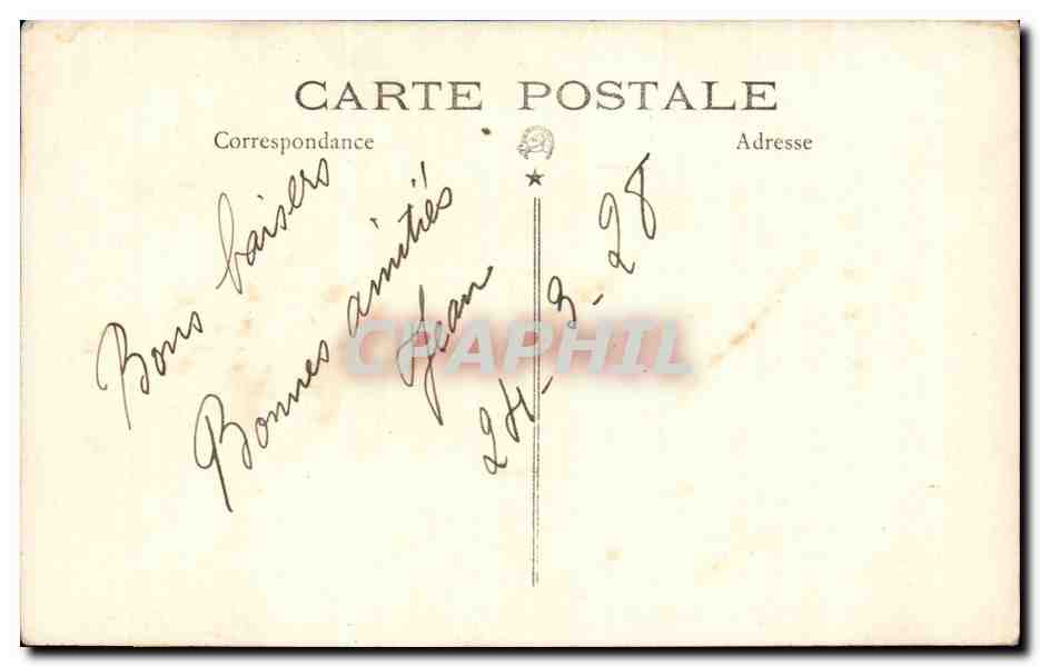 CARTE PHOTO Enfant Garcon  — Rückseite