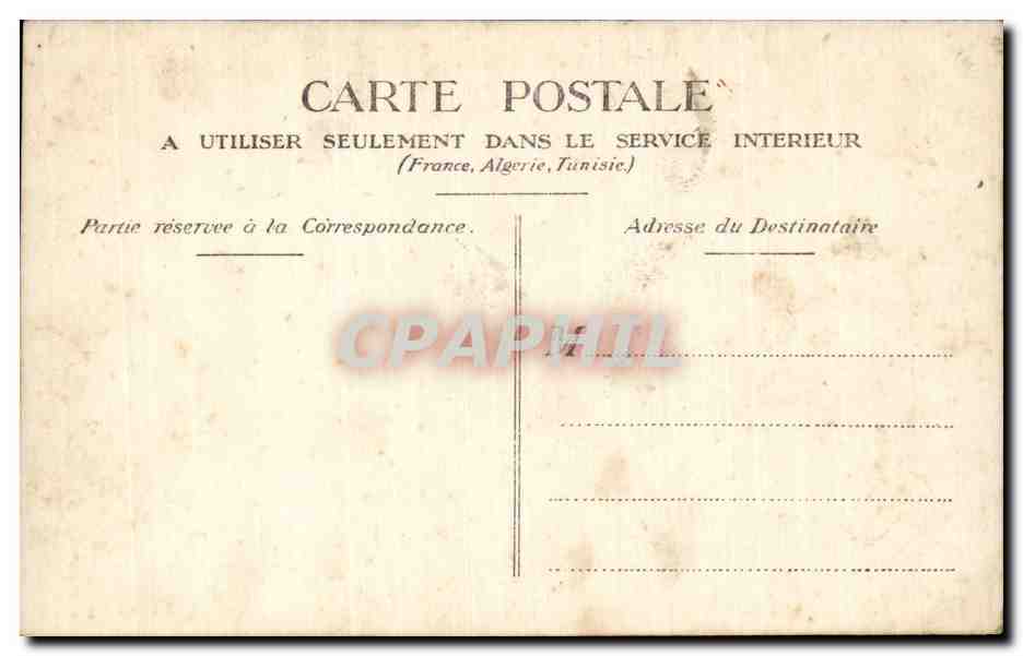 CARTE PHOTO Femme et enfant  — Verso