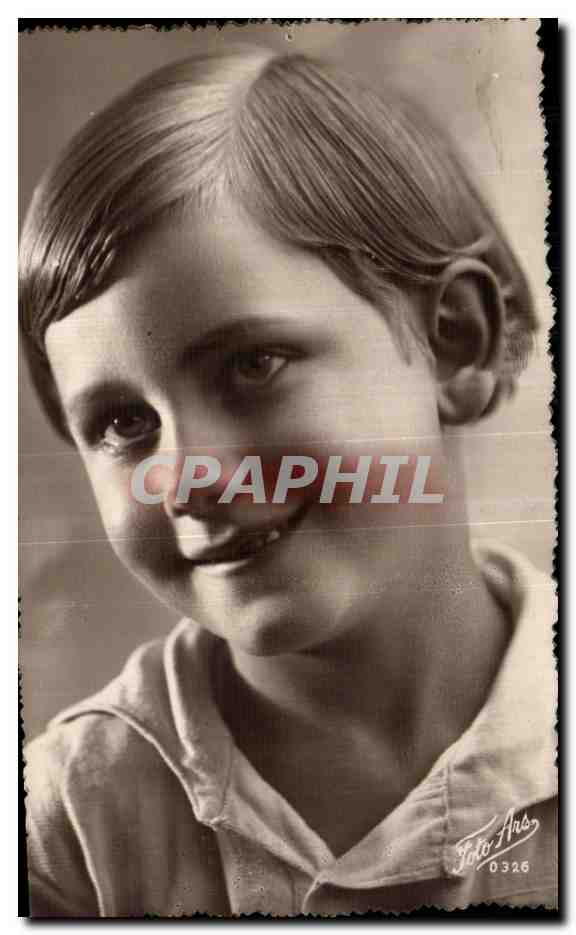 CARTE PHOTO Enfant Garcon Millau 1930