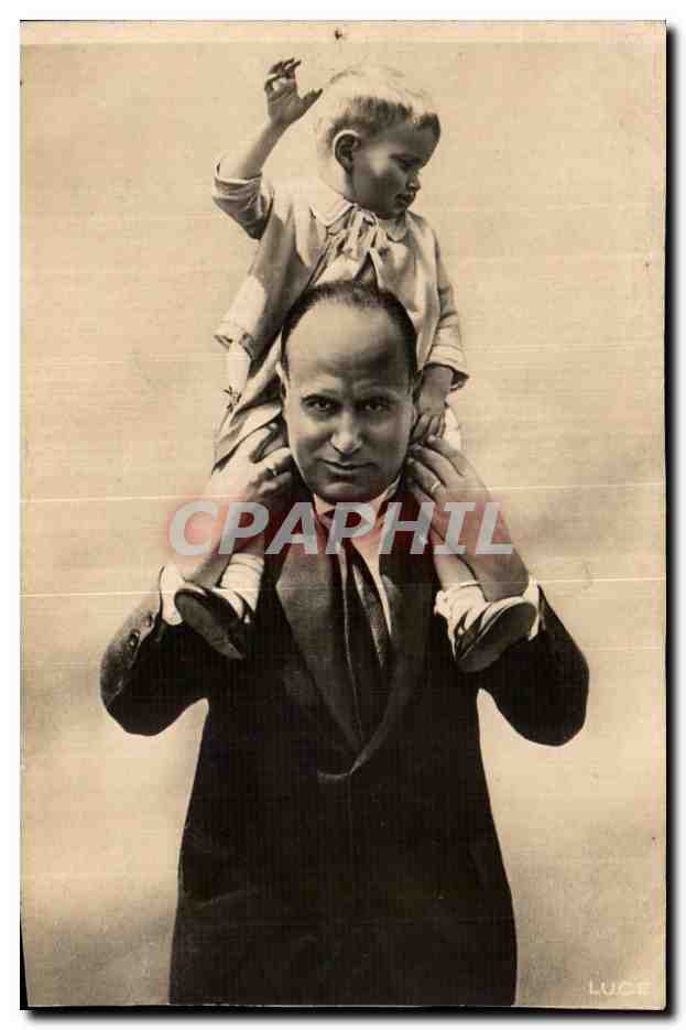 CARTE PHOTO Homme et enfant Garcon 