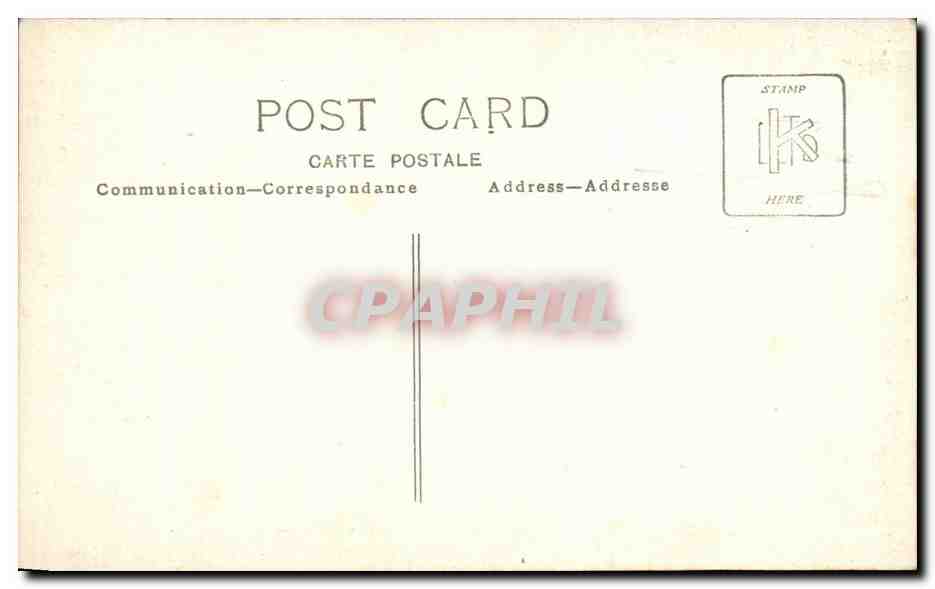 CARTE PHOTO Enfant sur un mouton  — Verso