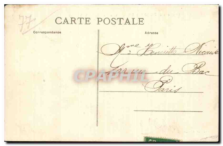 Rozay en Brie - Les Ruines de Viviers - CPA  — Back