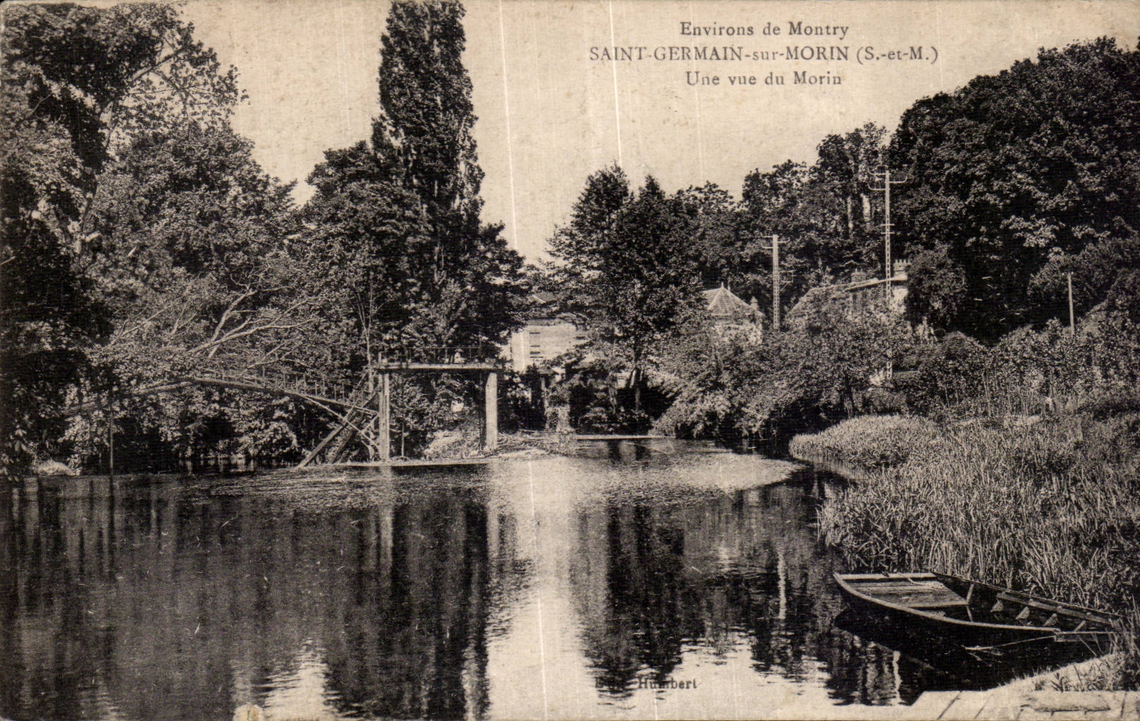 Saint Germain sur Morin - Une vue du Morin - CPA 