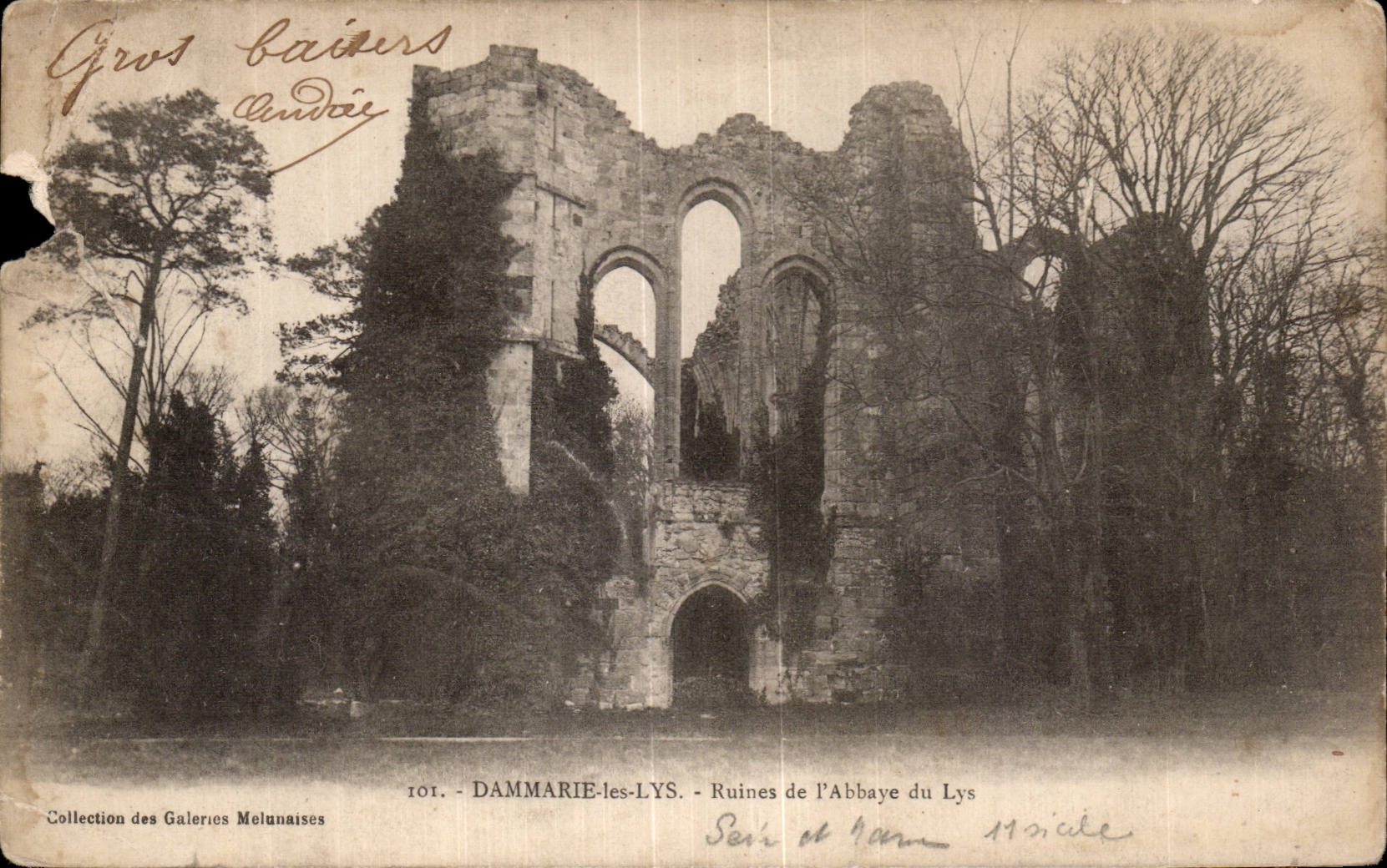 Dammarie les Lys - Ruines de l Abbaye - CPA 