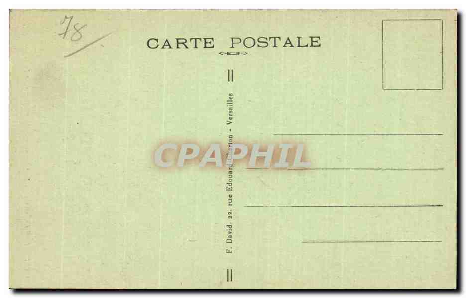 Chevreuse - Chateau de la Madeleine - Vue Primitive - CPA  — Rückseite