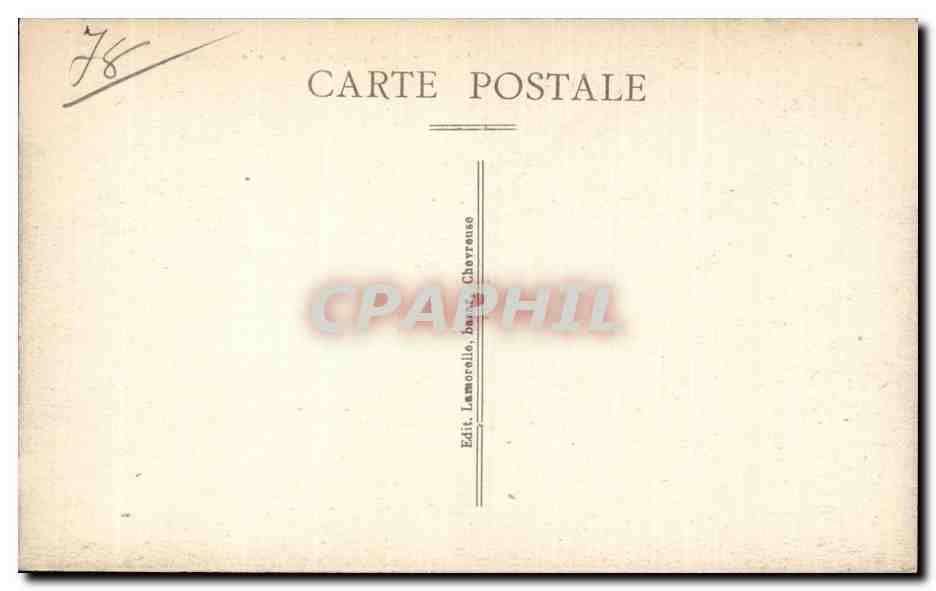 Vallee de Chevreuse - Chateau de Dampierre - L Ile et L Etang - CPA  — Rückseite