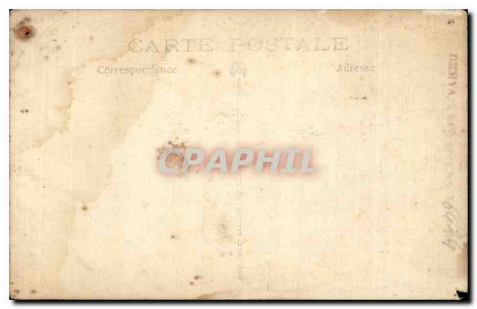 Fantaisie - Enfants - child leaning on table CARTE PHOTO - — Rückseite