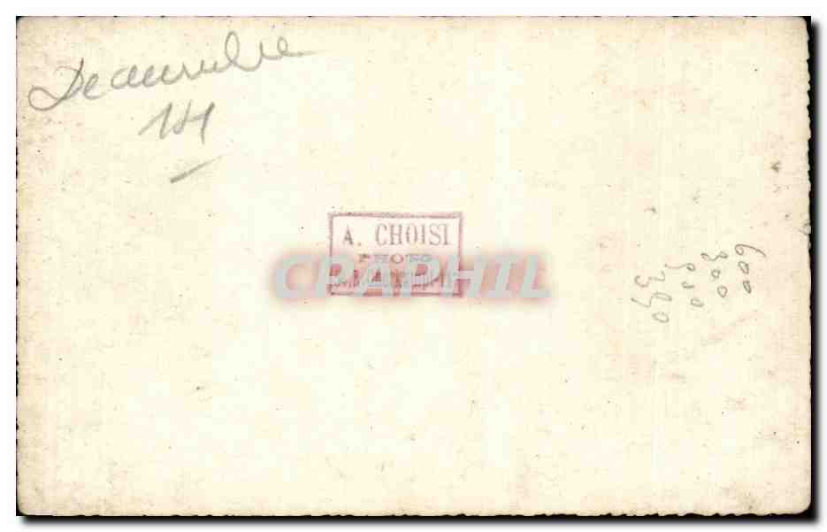 Fantaisie - Enfants - Two brothers arm in arm Deauville CARTE PHOTO — Rückseite