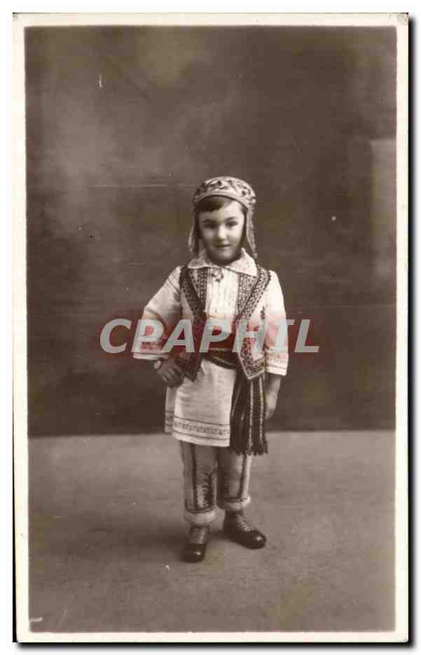 Fantaisie - Enfants - little boy in exotic costume CARTE PHOTO 