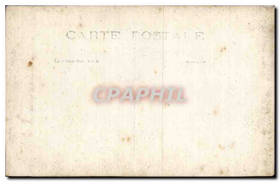 Fantaisie - Enfants - young boy standing outside CARTE PHOTO  — Rückseite