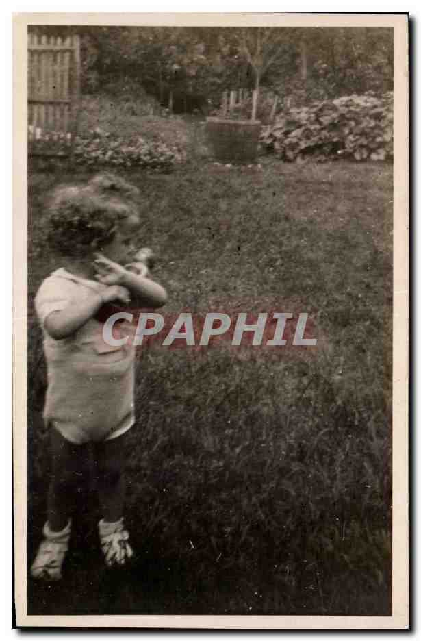 Fantaisie - Enfants - little girl with curly hair CARTE PHOTO 