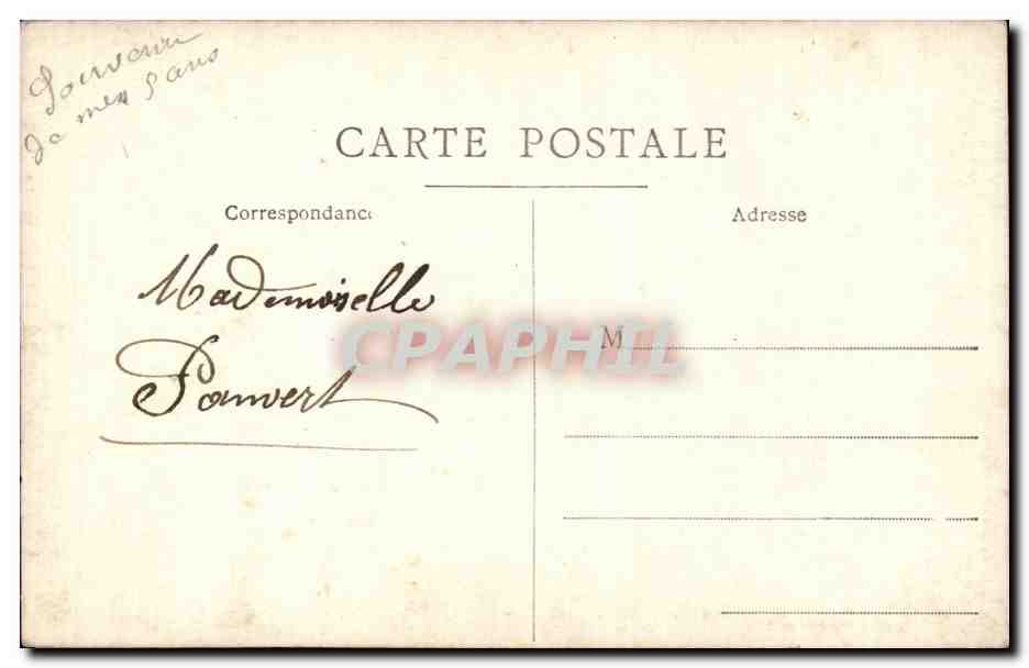 Fantaisie - Enfants - Little girl with bows in hair CARTE PHOTO  — Rückseite