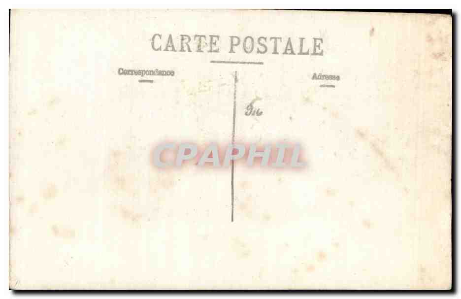 Fantaisie - Enfants - Little girl with bow in hair CARTE PHOTO  — Rückseite