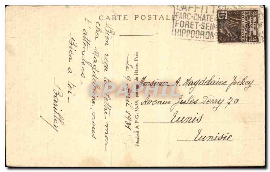 Maisons Laffitte - Les Allobroges - Avenue Marivaux - CPA — Back