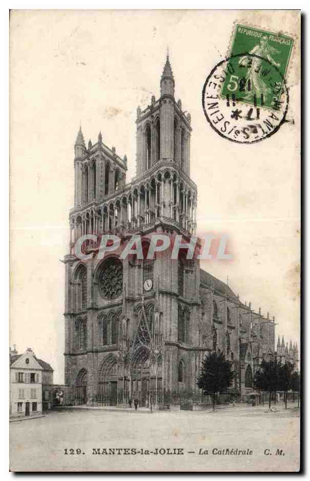 MANTES-la-JOLIE — La Cathédrale — Édition Artistique C. M.