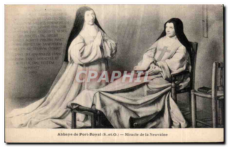 Abbaye de Port Royal des Champs - Miracle de la Neuvaine - CPA 