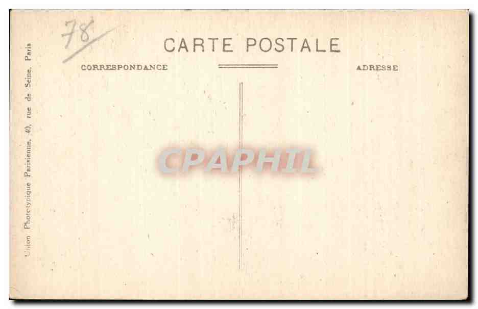 Abbaye de Port Royal des Champs - Miracle de la Neuvaine - CPA  — Verso