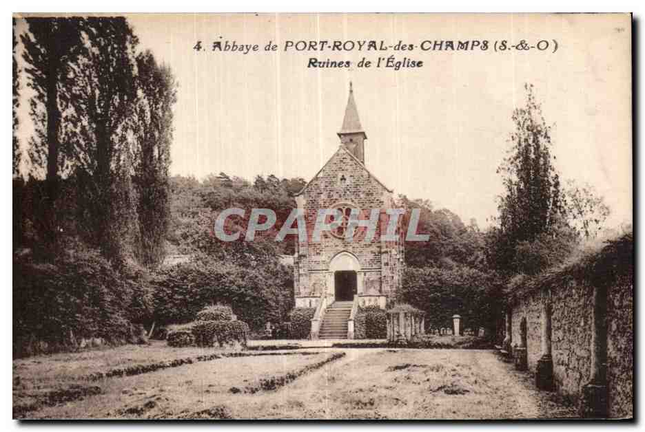 Abbaye de Port Royal des Champs - Ruines de l Eglise - CPA 