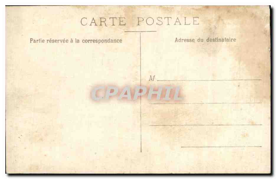 CARTE PHOTO Folklore Costume Enfant Bourges  — Verso