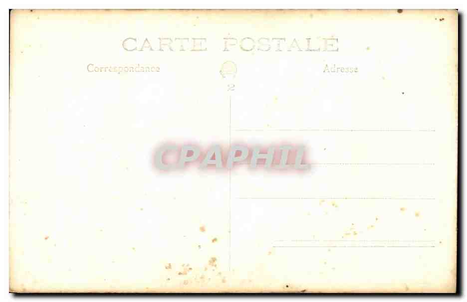 CARTE PHOTO Folklore Costume Enfant Communiante — Rückseite