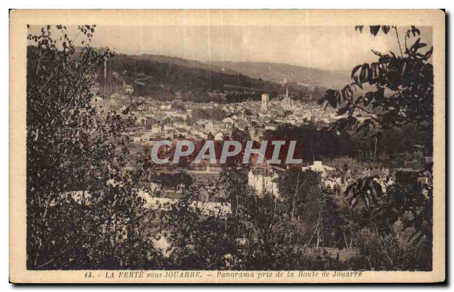 La Ferté-sous-Jouarre — Panorama pris de la Route de Jouarre — Édition Malherbe