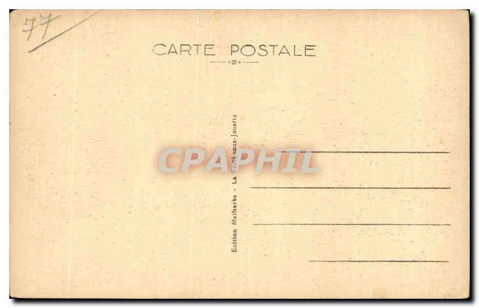 La Ferté-sous-Jouarre — Panorama pris de la Route de Jouarre — Édition Malherbe — Achterkant
