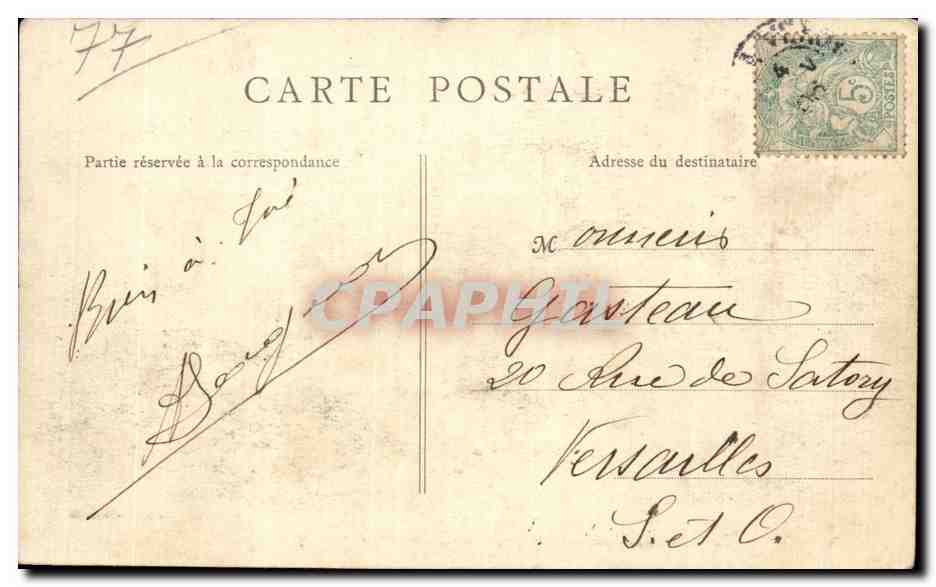 La Ferté-sous-Jouarre (S.-et-M.) — Vue prise de la Scierie — Reverso