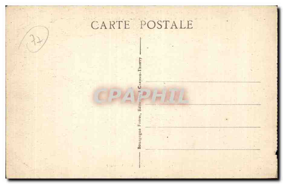 CPA Environs de la Ferte sous Jouarre Vue panoramique sur la vallee de la Marne Moitiebard St Aulde et Vaux — Verso
