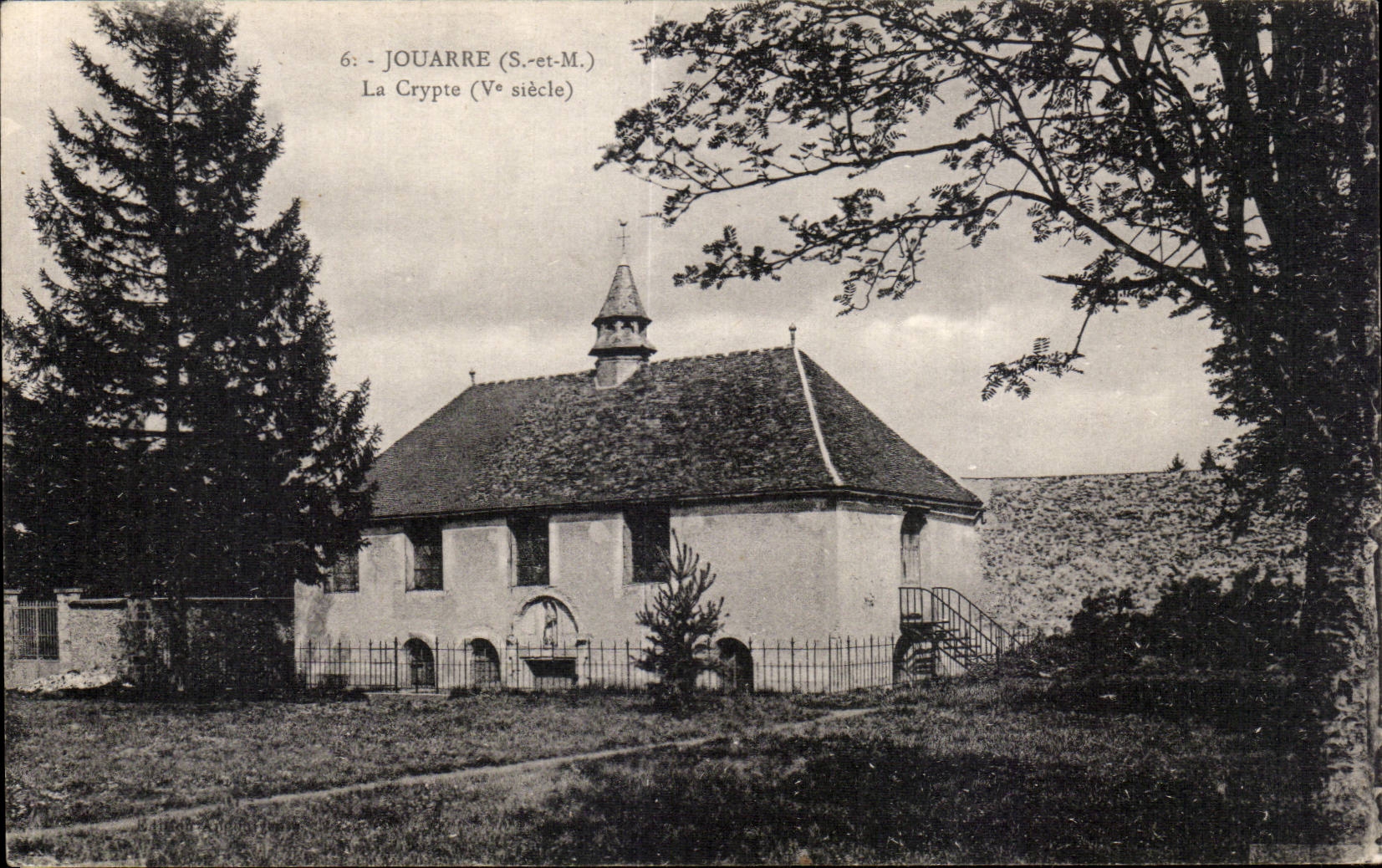 Jouarre (S.-et-M.) — La Crypte (Ve siècle) — Carte postale n°6 - Anverso
