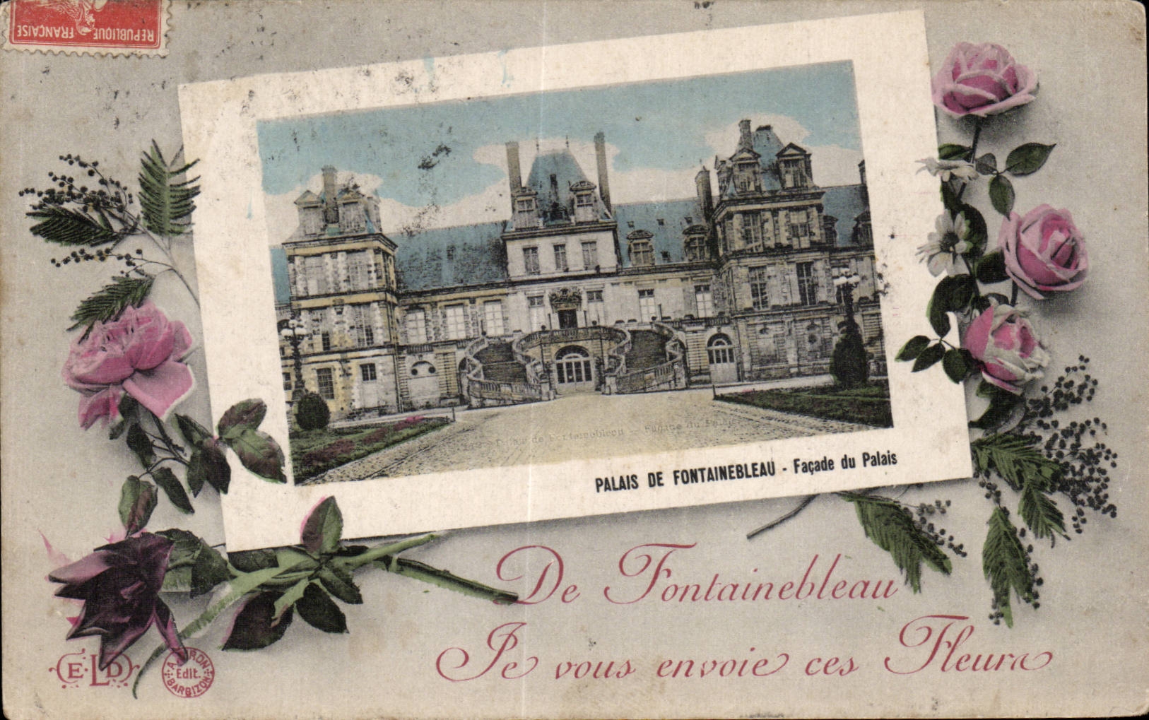 Palacio de Fontainebleau — Fachada del Palacio — Editor ELD