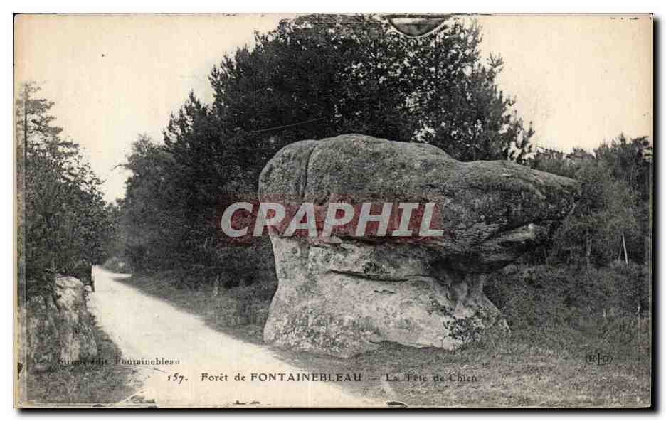 Bosque de Fontainebleau — La Fiesta del Perro — Editor Le Défry, París, n° 157