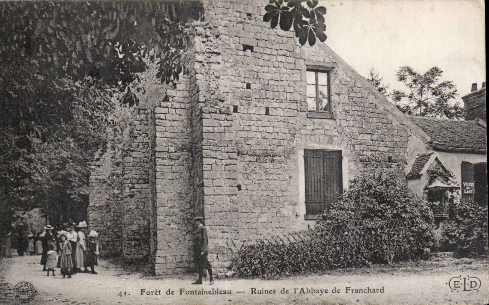 Forêt de Fontainebleau — Ruines de l'Abbaye de Franchard — Éditeur SIRAT