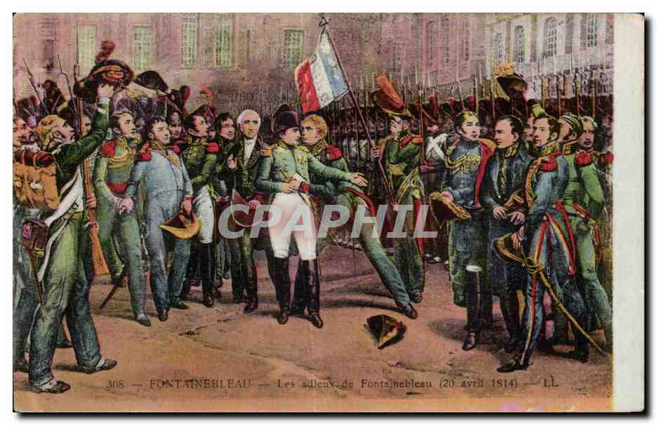 Fontainebleau — Die Abschiede von Fontainebleau (20. April 1814) — LL