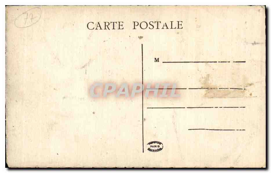 Forêt de Fontainebleau — Chaos route du lièvre — éditeur Paris — Rückseite